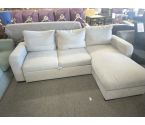 CANAPE D'ANGLE GRIS CONVERTIBLE COFFRE