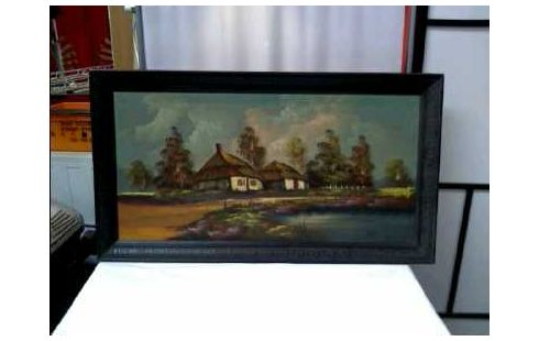 ÖLGEMÄLDE I.R. COTTAGE AM SEE <R. PERIER>
