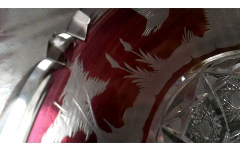 SCHAAL BOHEMEN KRISTAL