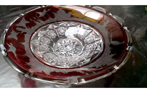 SCHAAL BOHEMEN KRISTAL