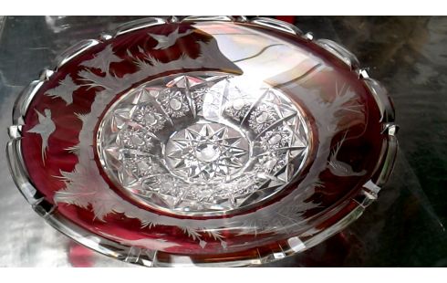 SCHAAL BOHEMEN KRISTAL