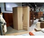 ARMOIRE CELIO 2P 2T CHÊNE CLAIR