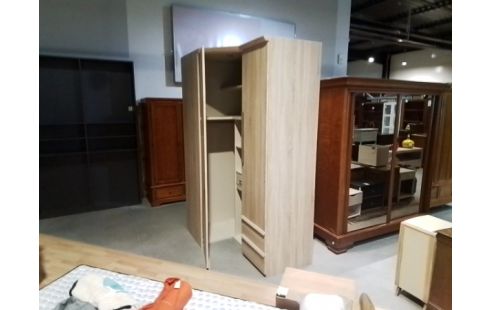 ARMOIRE CELIO 2P 2T CHÊNE CLAIR
