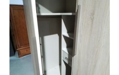 ARMOIRE CELIO 2P 2T CHÊNE CLAIR