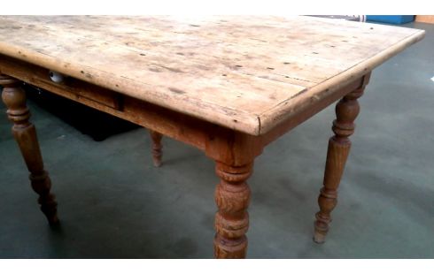 MESA PINO 1 CAJÓN ANTIGUO