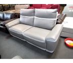 BANQUETTE 2 PLACES ELECTRIQUE CUIR ET TISSU MICROFIBRES