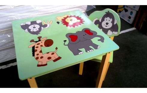 TABLEAU ENFANT MET, , 2 CHAISES