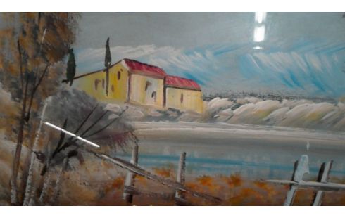 HUILE SUR PANNEAU 