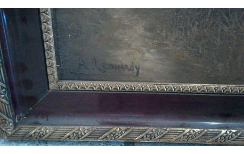 HUILE SUR TOILE SIGNEE A.LEONARDY