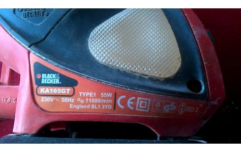 SCHUURMACHINE BLACK EN DECKER MOUSE