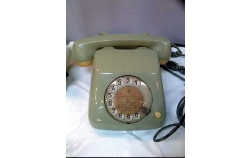 TELEPHONE FILAIRE VERT DECORATIF