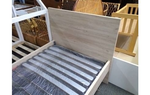 LIT MODERNE 90X200 AVEC SOMMIER A LATTES