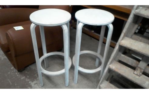 PAIRE DE TABOURETS DE