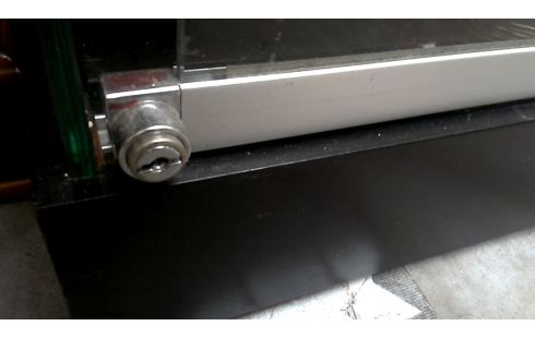 VITRINEKAST GLAS VERLICHT 2 DEUREN
