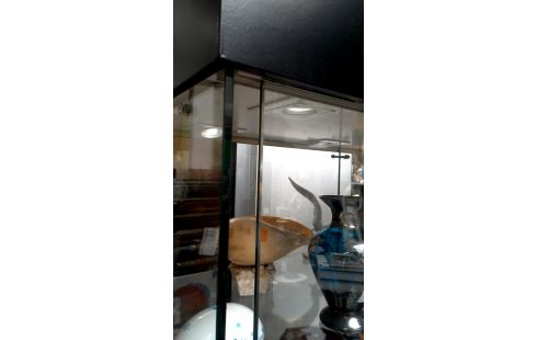 VITRINEKAST GLAS VERLICHT 2 DEUREN