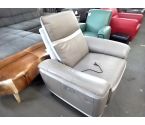 FAUTEUIL RELAX ELECTRIQUE CUIR TISSU