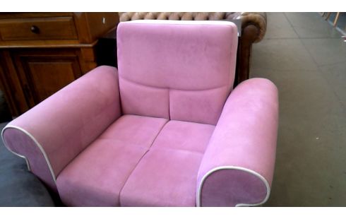 SESSEL 1 ROSA STOFF