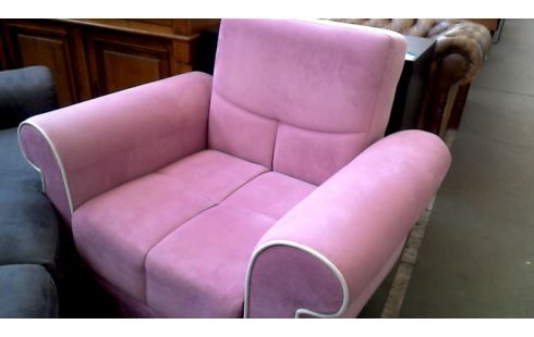 SESSEL 1 ROSA STOFF