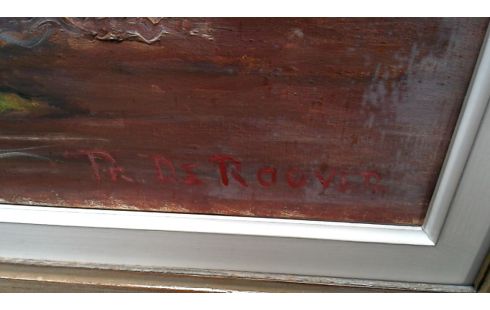 SCHILDERIJ BLOEMEN GESIGNEERD DE ROOVER