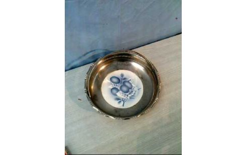 SCHALE MIT HENKEL KERAMIKSATZ KIRSCHE BLAU