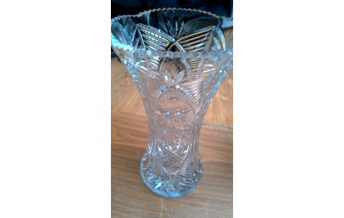 JARRÓN CRISTAL BOHEMIO