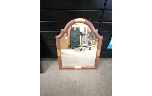 MIROIR ENCADREMENT BOIS FLEURS