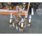 LUSTRE 6 BRANCHES AVEC PAMPILLES