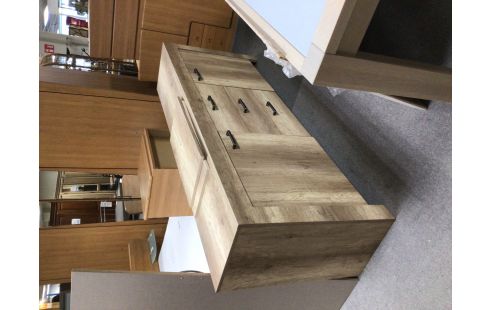 DRESSOIR MODERNE 2 PORTES 3 TIROIRS