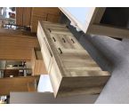 DRESSOIR MODERNE 2 PORTES 3 TIROIRS