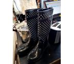 PAIRE DE BOTTES CAOUTCHOUC T39
