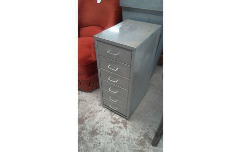 MEUBLE D'APPOINT 6  TIROIRS SUR ROULETTES