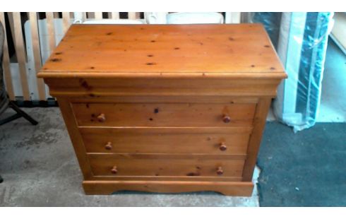 COMMODE EN PIN 4  TIROIRS