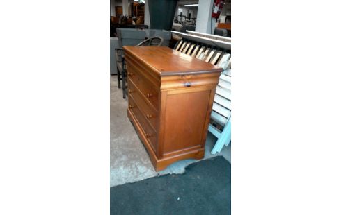 COMMODE EN PIN 4  TIROIRS