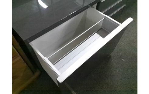 MEUBLE TV MODERNE GRIS 2T 3P L180