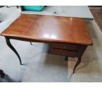 BUREAU EN CHENE 2T PIEDS COURBES