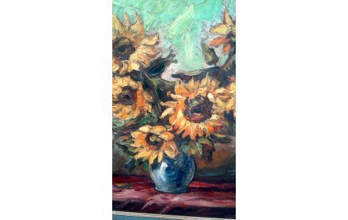 PEINTURE FLEUR DEDICACE