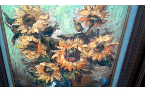 PEINTURE FLEUR DEDICACE