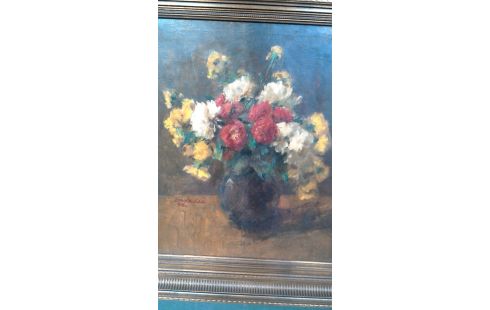 PEINTURE FLEUR DEDICACE