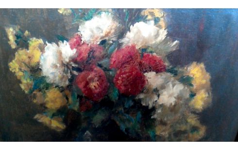 PEINTURE FLEUR DEDICACE