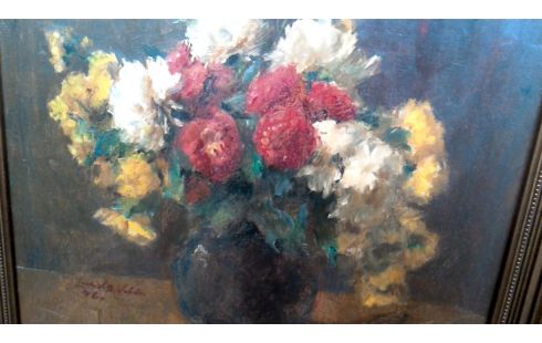 PEINTURE FLEUR DEDICACE