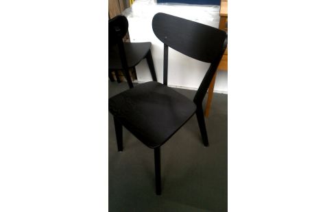 4 SILLAS NEGRO, , MADERA