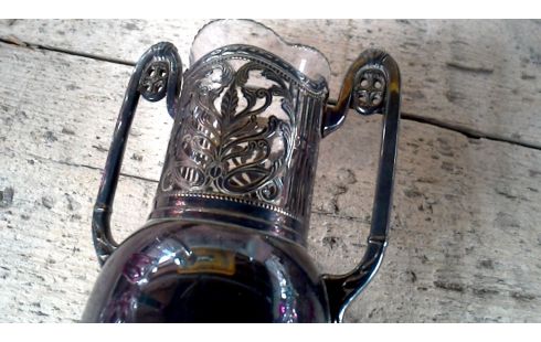 VAAS ART NOUVEAU VERZILVERD