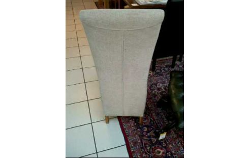 ESSZIMMERSTUHL BEIGE HOLZ STOFFBEZUG