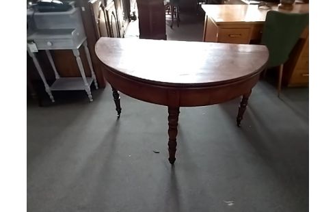 TABLE 1/2 LUNE ANCIENNE