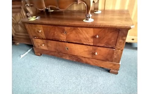 MEUBLE COMMODE 2 TIROIRS ANCIEN