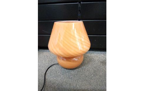 LAMPE DE SALON VERRE TERRACOTA