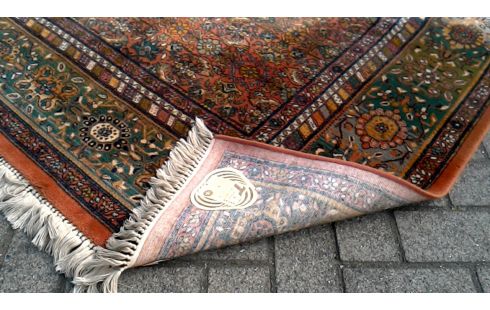 TEPPICH ORANGE GRÜN