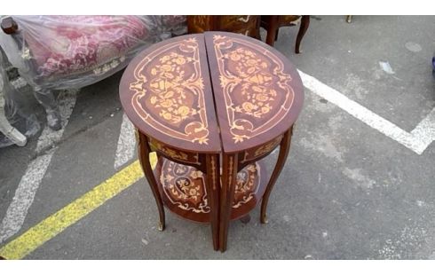 CONSOLE DEMI LUNE DE STYLE 1 TIROIR