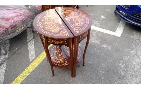 CONSOLE DEMI LUNE DE STYLE 1 TIROIR