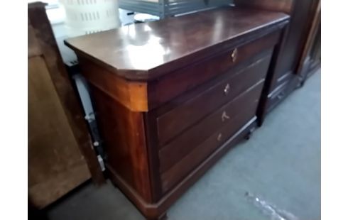 COMMODE ANCIENNE 4 TIROIRS STYLE LOUIS PHILIPPE